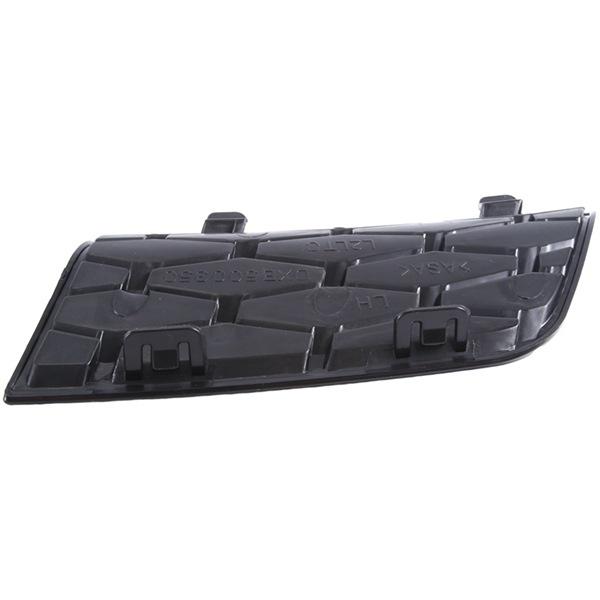 Pair of Black ABS Front Bumper Side Vent Grille Covers for Cars (Left & Right)