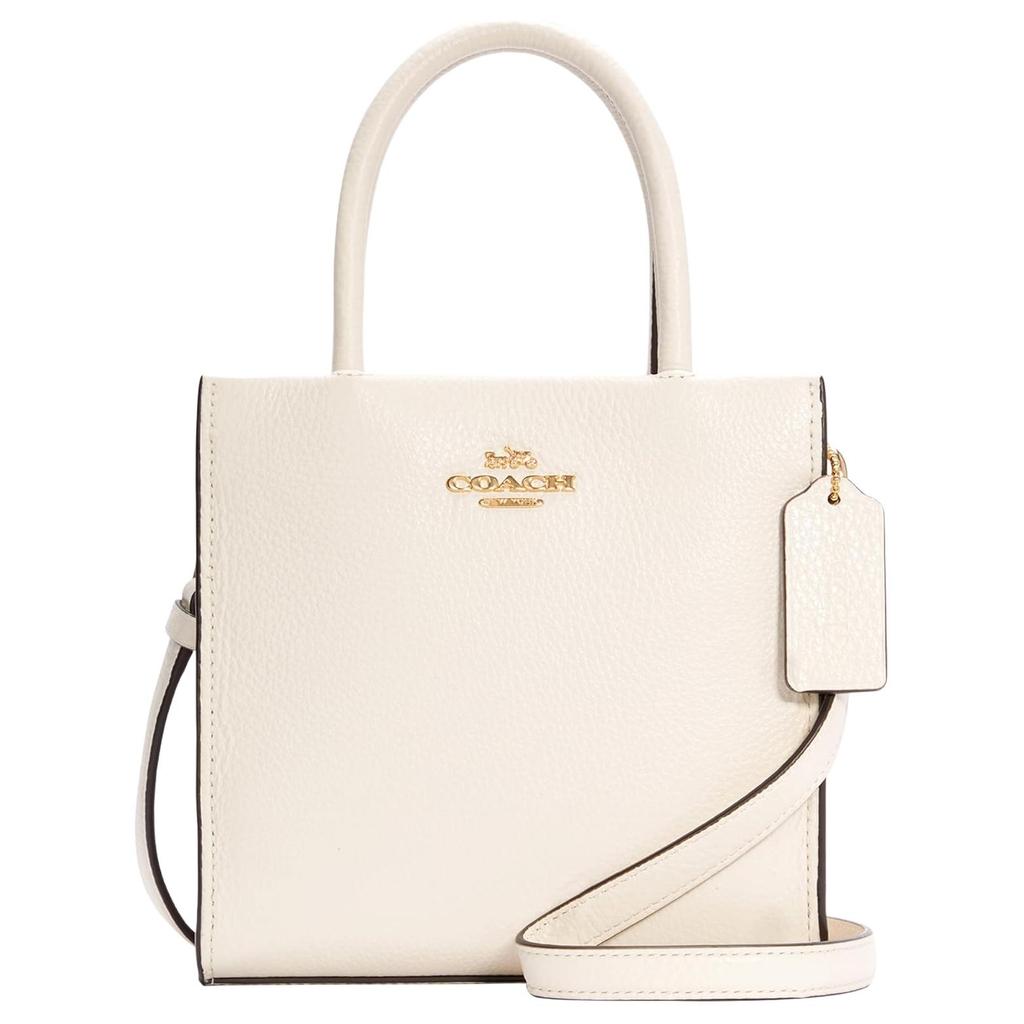 Coach Cally 17 Fashionable Versatile Logo Pebble Leather Music Score Tote Bag Shopping Handbag Shoulder Bag Crossbody Bag Mini Women tote 5692-IMCHK