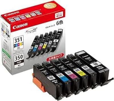 Canon Оригинальная чернильная емкость 6 цветов BCI-351XL+350XL/6MP (большая емкость, набор)