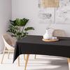 ALIX Black Rectangular Stain-resistant Tablecloth 160x270 Cm, by Soleil d'Ocre