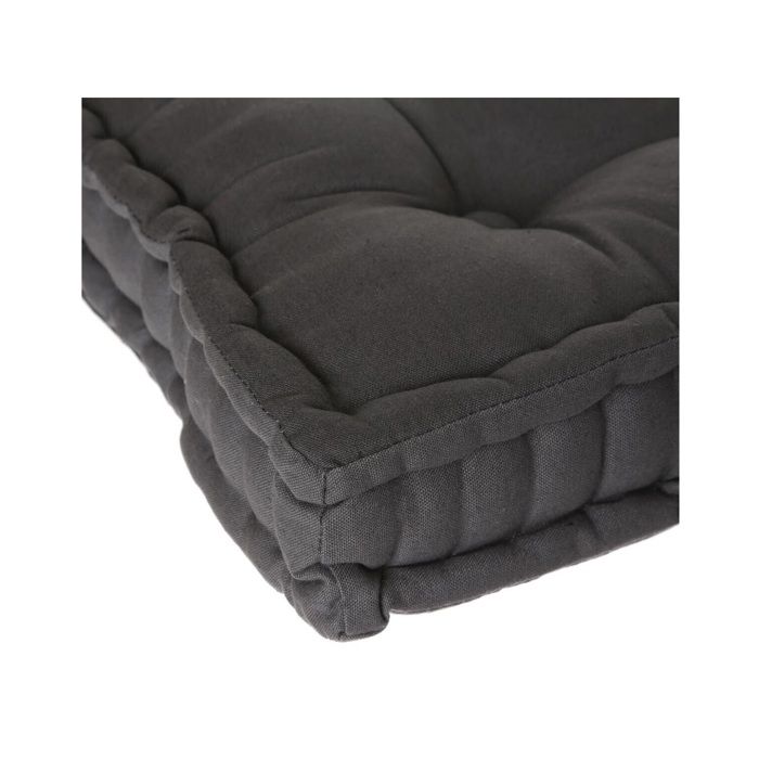 Подушка для пола 40 x 40 см Однотонный серый Horizon