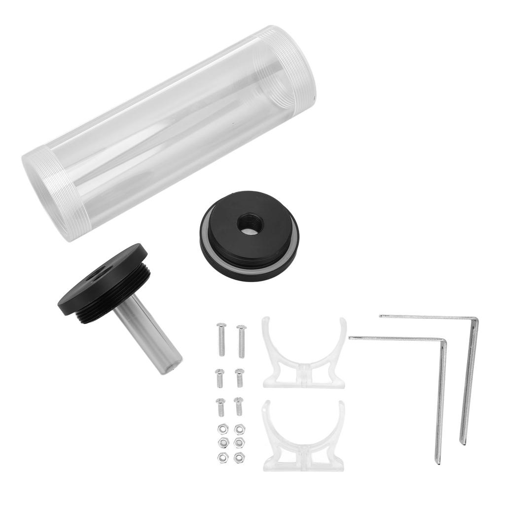 Liquid Cooling 3 Holes G1 4 Threaded Connection Acrylic Heat Dissipation Supplies for PC