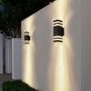Modern Wall Lamp Up Down Lighting Ceiling Light Simple Outdoor Sconce Courtyard