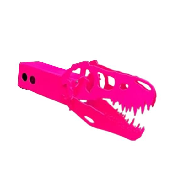 Dinosaur Trailer Hitch Cover for 2" Receivers Rustproof Anti-Theft Hitch Cover Heavy-Duty Iron Hitch Protector for Trucks SUVs