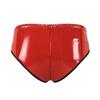 Европейские и американские сексуальные шорты-треугольники большого размера из глянцевой ПВХ лакированной кожи на шнуровке для женщин