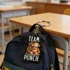 6Pcs Keychain Pendant I Love Protect Punch Monkey Charm Key Chain Easy to Carry Key Organizer Backpack Bag Accessories
