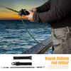 Fishing Rod Lanyard Adjustable Heavy Duty Retractable Coiled Lanyard Fishing Pole Tether Safety Rope Strap Tie Belt Kayak Paddle Leash