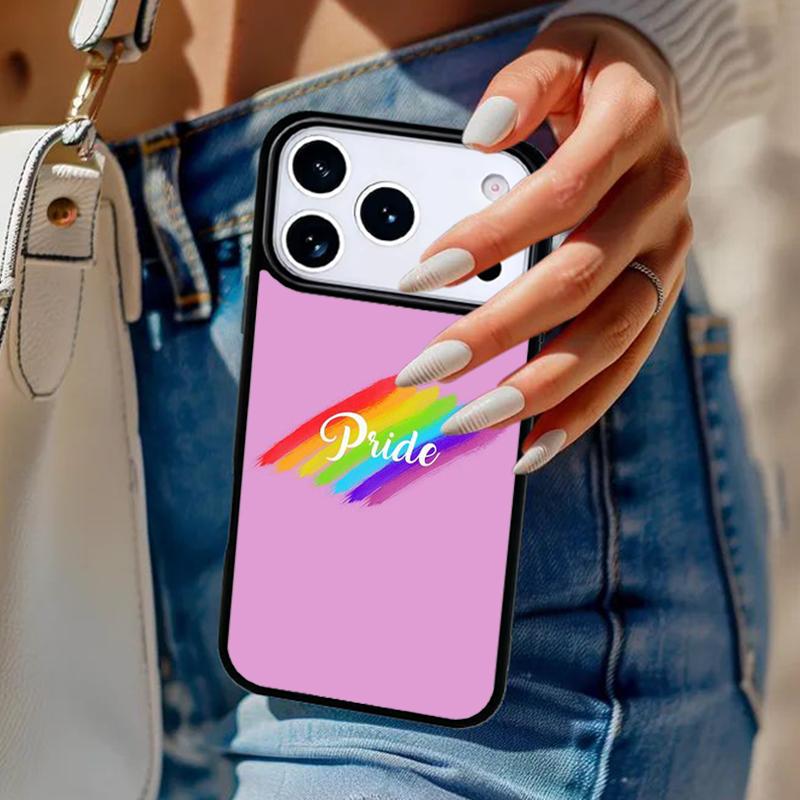 Gay Pride Flag LGBT Phone Case For iPhone 17 Air 14 15 13 12 Max Cover For Apple 14 15 16 16e 11 Pro Max Plus Coque