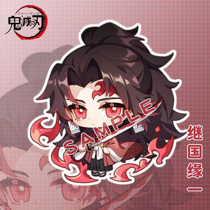 Клинок Демонов Kimetsu No Yaiba Призрак Брелок Акриловый Подвеска Брелок для ключей автомобиля Поклонники Рождественский Подарок Кукла-игрушка аниме для детей Носить Мини Легкий Портативный
