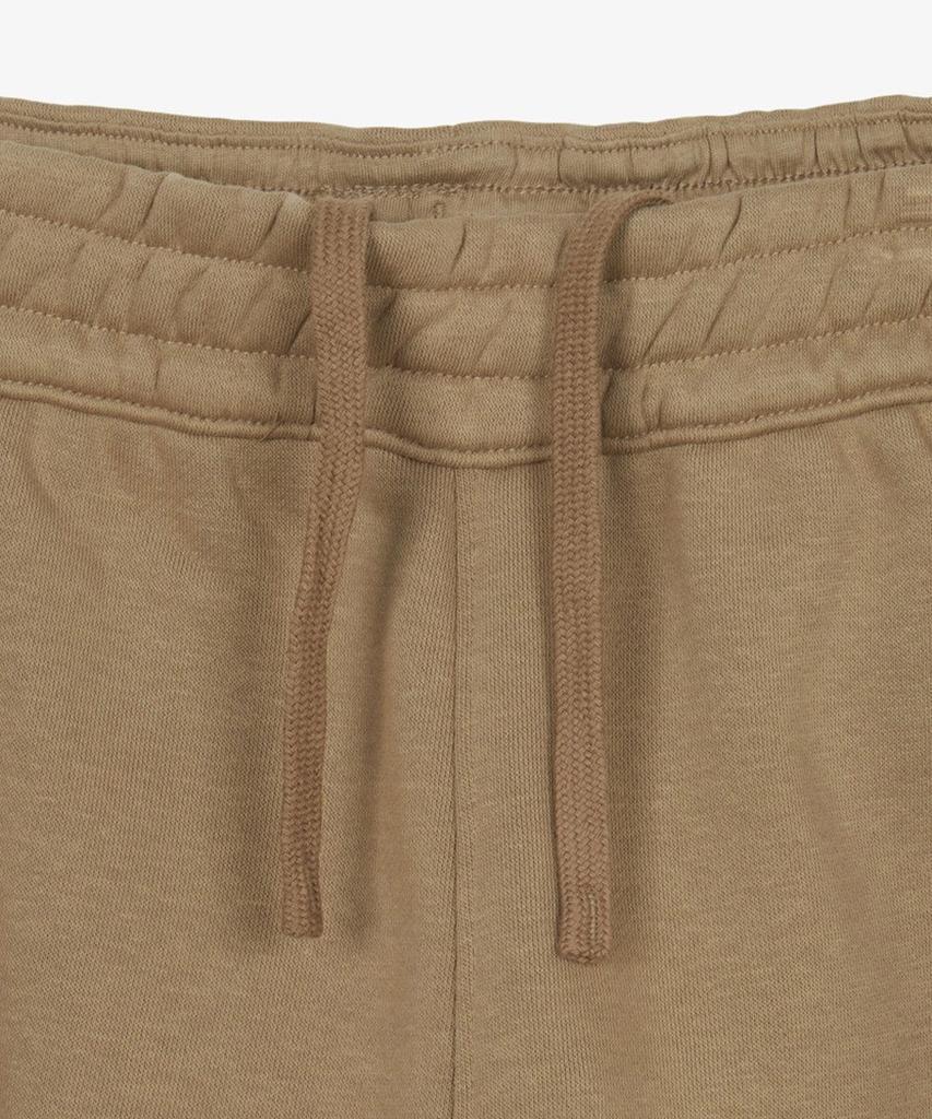 Noseupeiseu Np6Kr54D Мужские флисовые спортивные штаны с молнией Бежево-коричневые