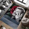 Rose Gentle Gesture carpet Doormat printing Doormat Bathroom mat Protective pad