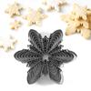 10Pcs Christmas Snowflake Cookie Cutter Set Stainless Steel 3D Tree Mold Non-Stick Baking Tools for Holiday