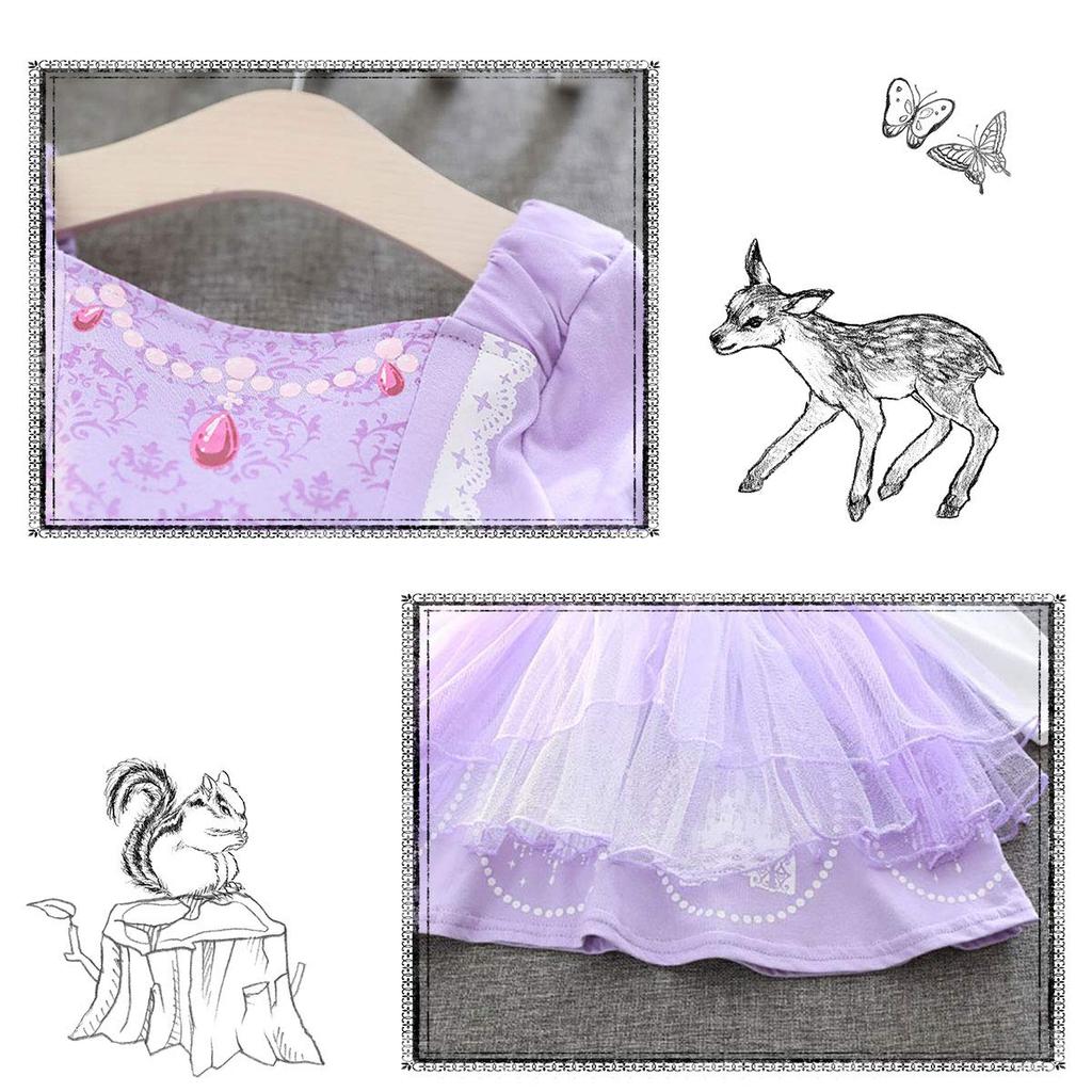 [monoii] Платье принцессы Детская Снежная королева Алиса Маленькая принцесса Одеваются Костюм Детский Хэллоуин Костюм для девочек D288