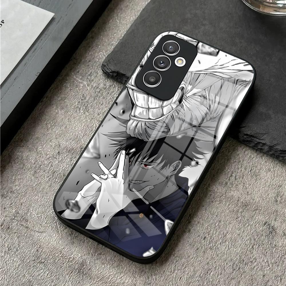 Чехол для телефона Jujutsu Kaisen Юта Оккоцу Для S25 Ultra Samsung S26 S23 S24 Plus S22 S20 S21 Fe A54 A34 A53 A16 Стеклянная крышка