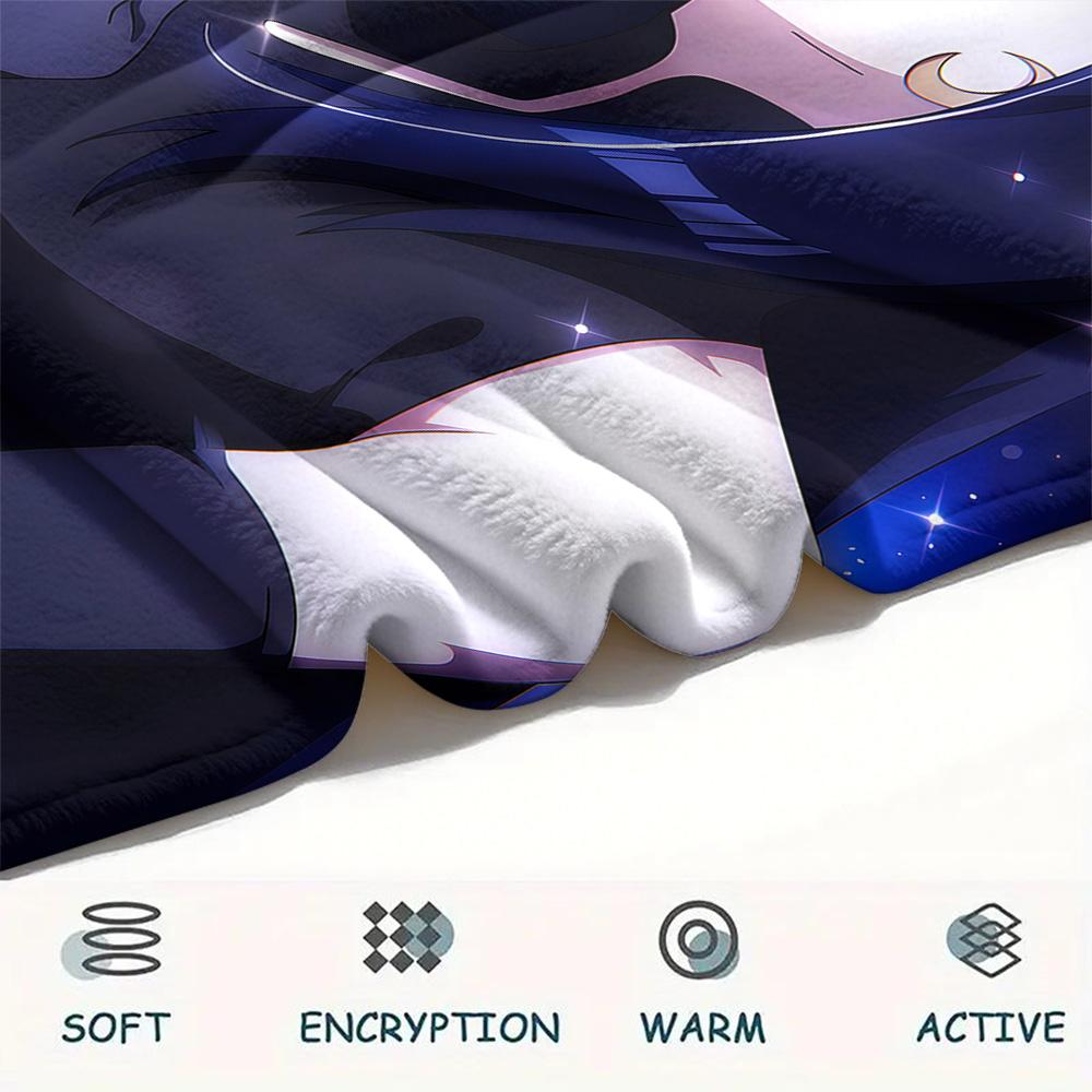 1PC Naruto Patterned Flannel Blanket Suitable For All Seasons For Home Decor Warmth And Comfort Gifts Holiday Present