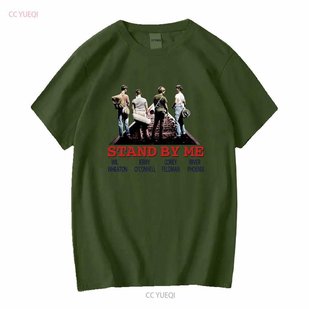 Stand By Me T Shirt B87 Classic Comedy Movie Poster Retro Cool Top Vintage Washed Fashion Designer Clothes Stylish Breathable