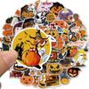 50 забавных водонепроницаемых наклеек на тему Хэллоуина для бутылок, чемоданов и украшений