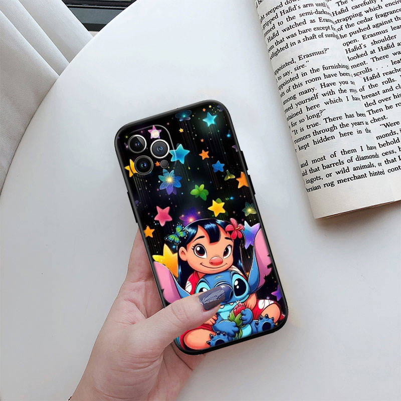 Чехол для телефона ED32 Lilo Stitch для iPhone 6 6s 7 8 11 12 13 14 15 XS Pro Max XR X SE Samsung S20 S21 S22 S23 S24 FE Ultra Plus Lite S21S A55