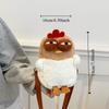 Fur Chicken Plush Chicken Single-shoulder Bag Cartoon Chick Durable Material Chicken Shoulder Bag Novelty Kawaii Design