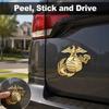 U.S. Marine 3D Eagle Globe Corps Metal Cars Emblem for 250th Anniversary,Eagle Globe Anchor Insignia Decals,Car Medal Gift for Veterans and Military