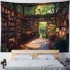 Винтажные Книги Магическая Книжная Полка Библиотека Гобелен Настенное Полотно для Гостиной Спальни Общежития Декоративный Фон Po