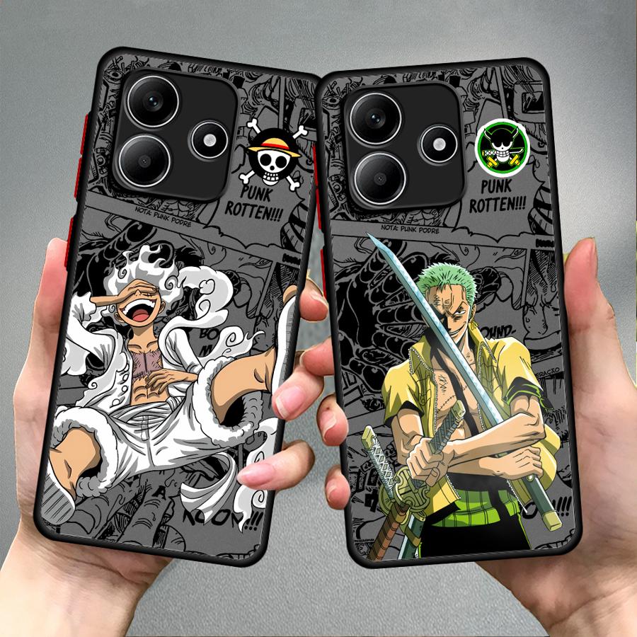 Чехол-накладка для телефона Funda Back для Xiaomi Redmi Note 14 10 9S A4 13 Pro Plus 11 13C 12 14C Аниме Luffys Ones Pieces