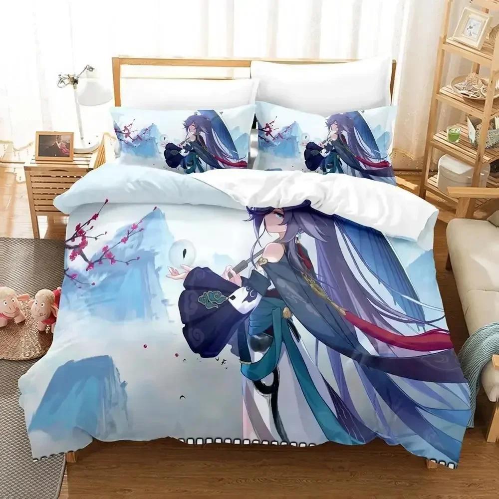 Honkai impact 3 комплект постельного белья Single Twin Full Queen King Size комплект постельного белья Aldult Kid Bedroom пододеяльник 3D Print Kawaii anime
