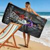 Name Custom Ronaldo Print Beach Towel, Large Soft Quick Dry Towel for Beach Camping Swimming