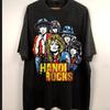 Ретро Футболка Мужская Hanoi Rocks Концерт S 235XL 8D408