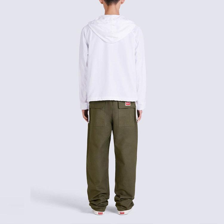 KENZO Logo Printed Drawstring Hoodie FC65BL0519NB-01