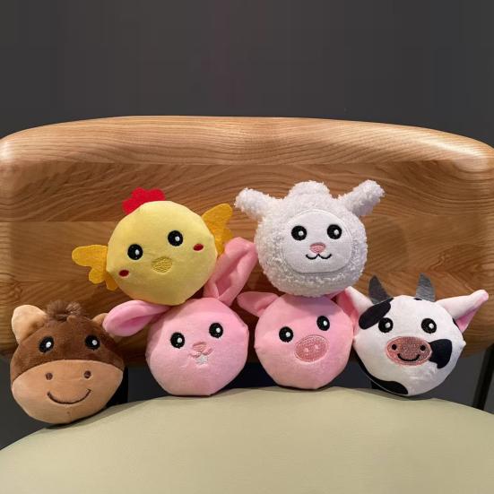 Детский плюшевый набор игрушек «Фермерский дом» с мягкими домашними животными, мини-плюшевый сарай, сенсорная игрушка, украшение в виде плюшевых животных