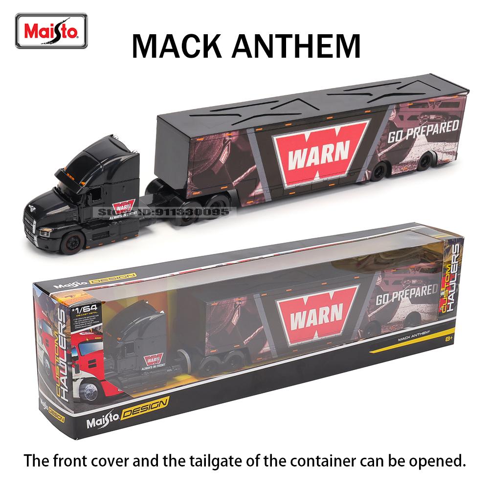 Майсто 1:64 MACK Anthem LoneStar UP Транспорт Литье Производство Прицеп Модель Симуляция Модель Коллекция Автомобилей из Сплава