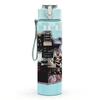 1PC Guitar Instrument 750ml sports water bottle leakproof straw lid outdoor office home