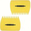 Plastic Leaf Rake and Clamp Garden Tool for Outdoor Leaf Collection
