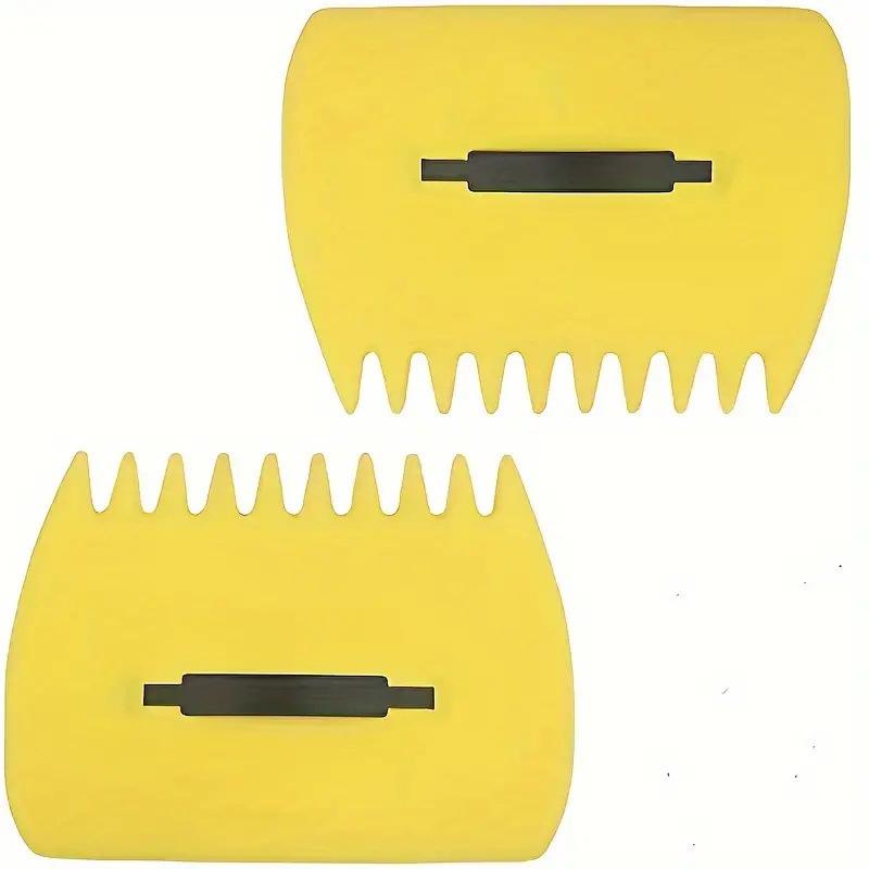 Plastic Leaf Rake and Clamp Garden Tool for Outdoor Leaf Collection