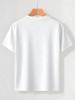 Gothic Dark Devil Smiling Face T-Shirt Fashion Pattern Printed Street Culture Elements Fun Parent Child Matching Tops