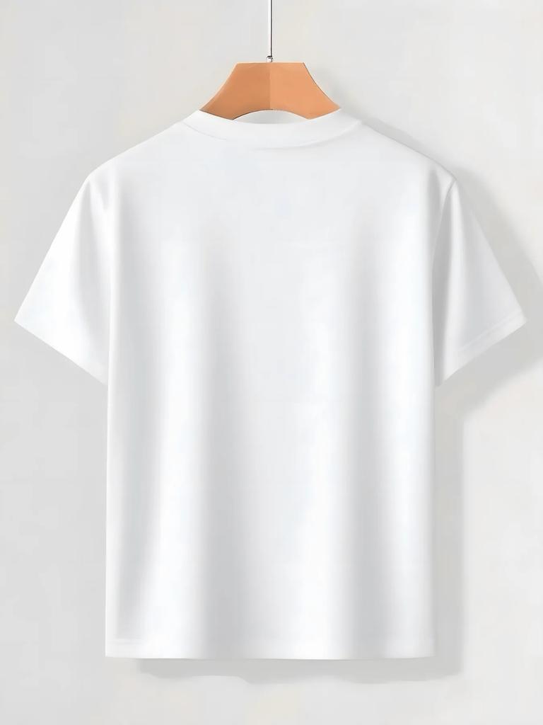 Gothic Dark Devil Smiling Face T-Shirt Fashion Pattern Printed Street Culture Elements Fun Parent Child Matching Tops