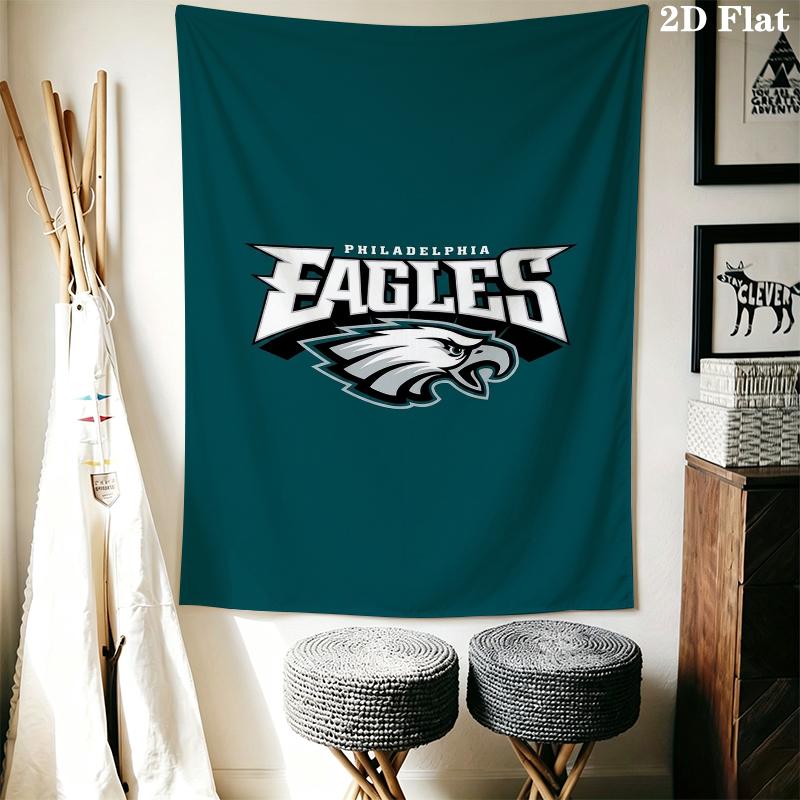 Настенный гобелен Philadelphia Eagles Эстетичный настенный подвес Печатная тканевая одеяло Декоративные гобелены для спальни гостиной домашний декор