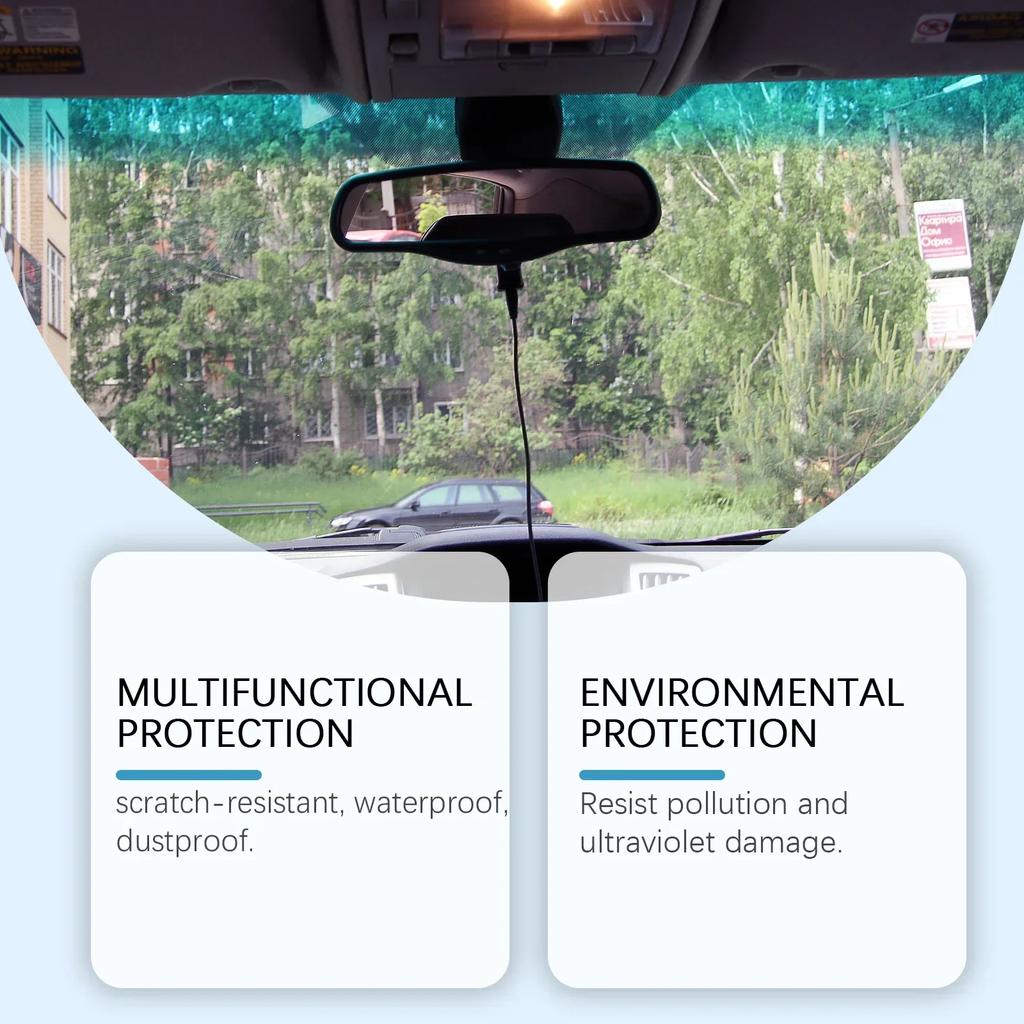 3-in-1 High Protection Quick Car Coating Spray Advanced Car Quick-Acting Coating Agent Spray Polish Set with Sponge Tow