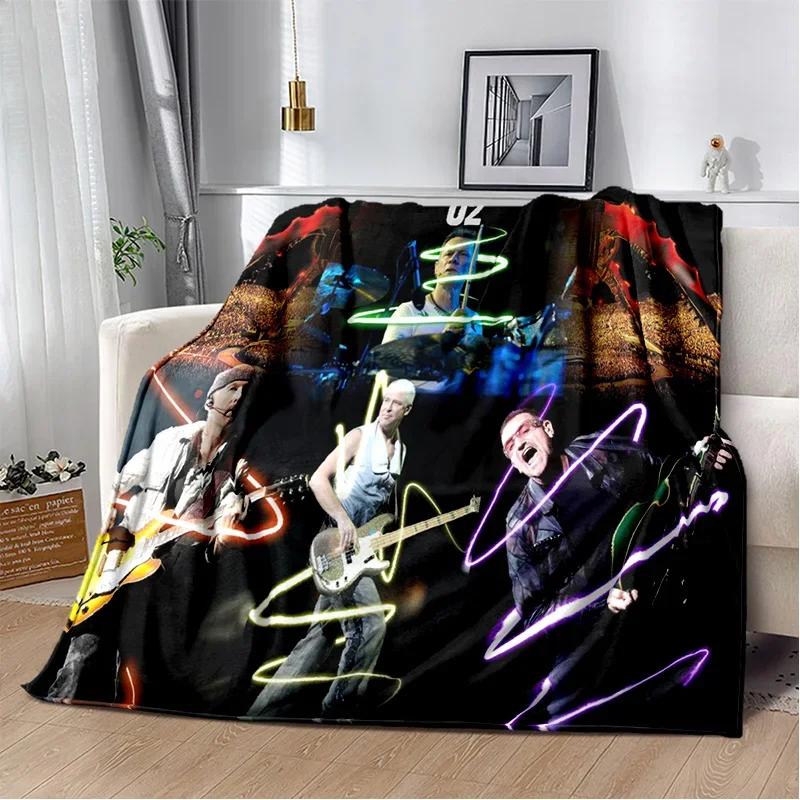 U2 Rock Bang Bono одеяло с 3D принтом, мягкое одеяло для дома, спальни, кровати, дивана, пикника, путешествий, офиса, отдыха, одеяло, детское одеяло