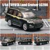 1/64 TOYOTA Land Cruiser LC200, миниатюрная модель JKM 1/64, игрушечный внедорожник премиум-класса, бесплатные колеса, литой под давлением сплав, коллекция, подарок