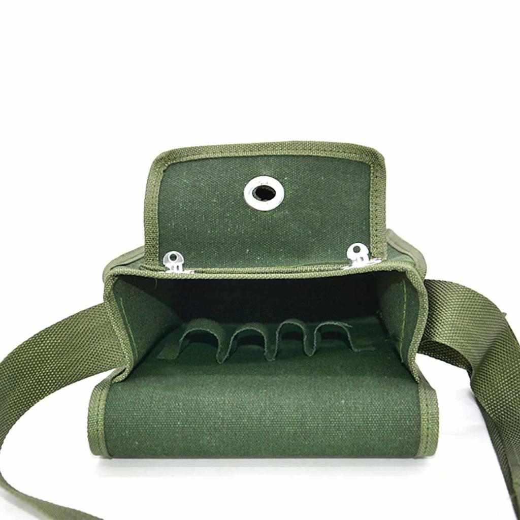 Tool Bag Thickened Canvas Multi Layer Waterproof Portable Repair Tool Pouch for Woodworker Electrician