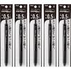 Шариковая ручка Pentel Гелевые чернила Гелевая S 0,5 мм Черный корпус XBLN125-A Черный 5