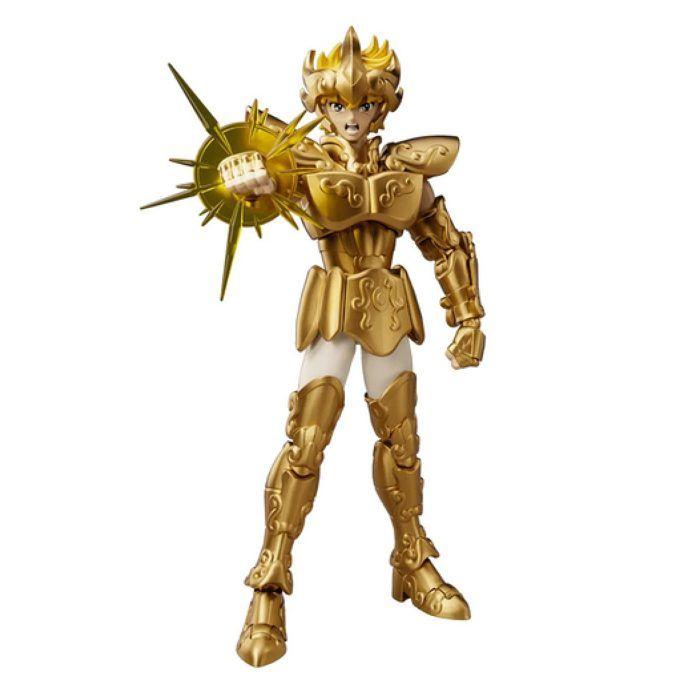 Figurine - BLOKEES - 75003 - Saint Seiya Leo Aiolia - Armure dorée - Pré-peinte, articulée