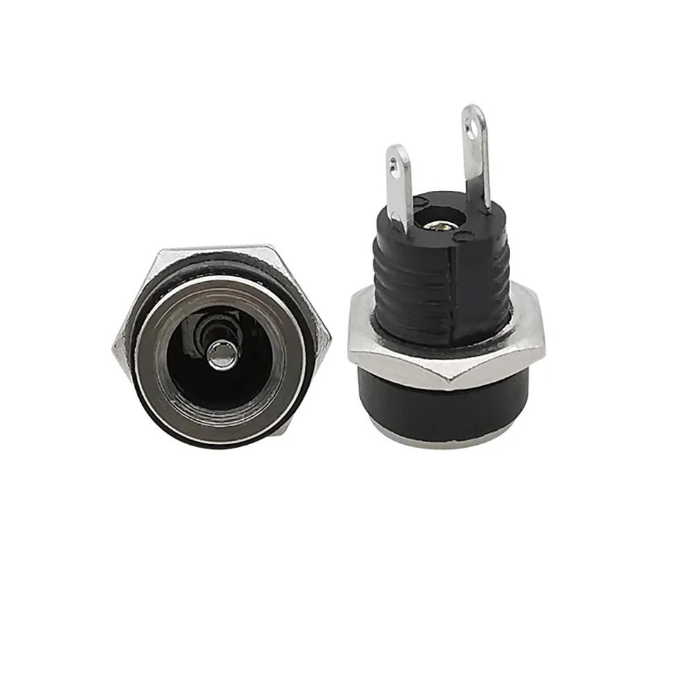 10 шт. 2-контактный разъем питания с 2 клеммами 3,5*1,3 мм 5,5*2,1 мм 5,5*2,5 мм для монтажа на панель