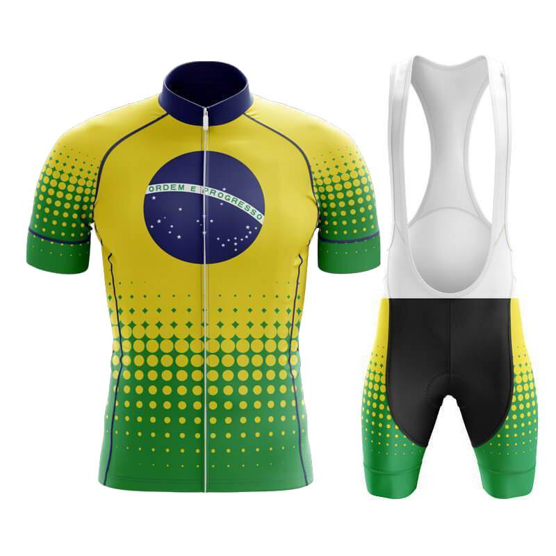 2026 Brazil New Cycling Team Jersey Bike Shorts Bib Set Ropa Ciclismo MenS MTB Shirt Summer Bicycling Maillot Bottom Clothing