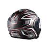 OGK Kabuto RYUKI ENERGY Motorcycle Helmet System, Flat Black/Red (Size: L)