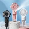 Portable Water Fan USB Rechargeable Handheld Mini Fan Quiet Cooling Fan for Home, Commutes, Travel, Office POQ