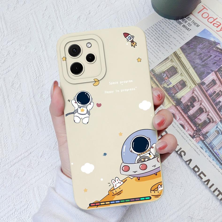 Силиконовый чехол для Honor X8A X7A X5 9X Pro Magic5 Pro X6 X7 X8, модный защитный чехол для камеры, мягкий квадратный чехол, противоударный матовый астронавт для чести, бампер