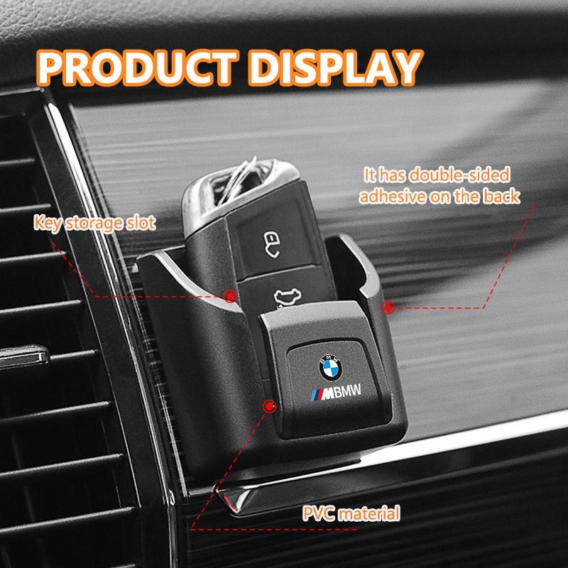 BBIP8 Dashboard Car Key Storage Box Compact Key Organizer Key Holder For BMW M Sport M2 M3 M4 M5 M6 E46 E90 E60 F10 F20 E87 X3 X6
